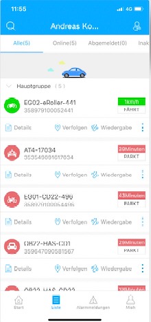 GPS-Tracker 4G, kein Abo, keine Zusatzkosten für 2 Jahre