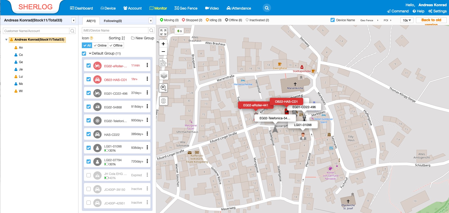 GPS-Tracker 4G, kein Abo, keine Zusatzkosten für 2 Jahre